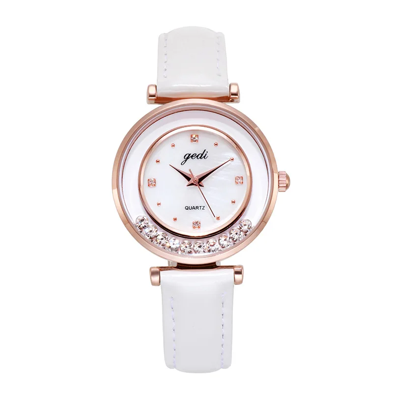 UTHAI CQ369 Orologio da donna con strass fluenti, orologio da studente impermeabile, orologio al quarzo di lusso leggero, orologio da regalo, orologi da donna