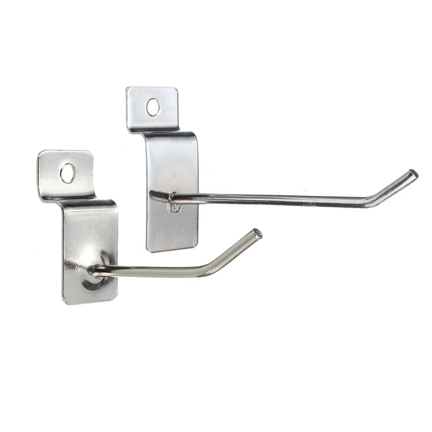 

AB35-50 X Slatwall Single Hook Pin Shop Display Fitting Prong Hanger 50Mm & 100Mm