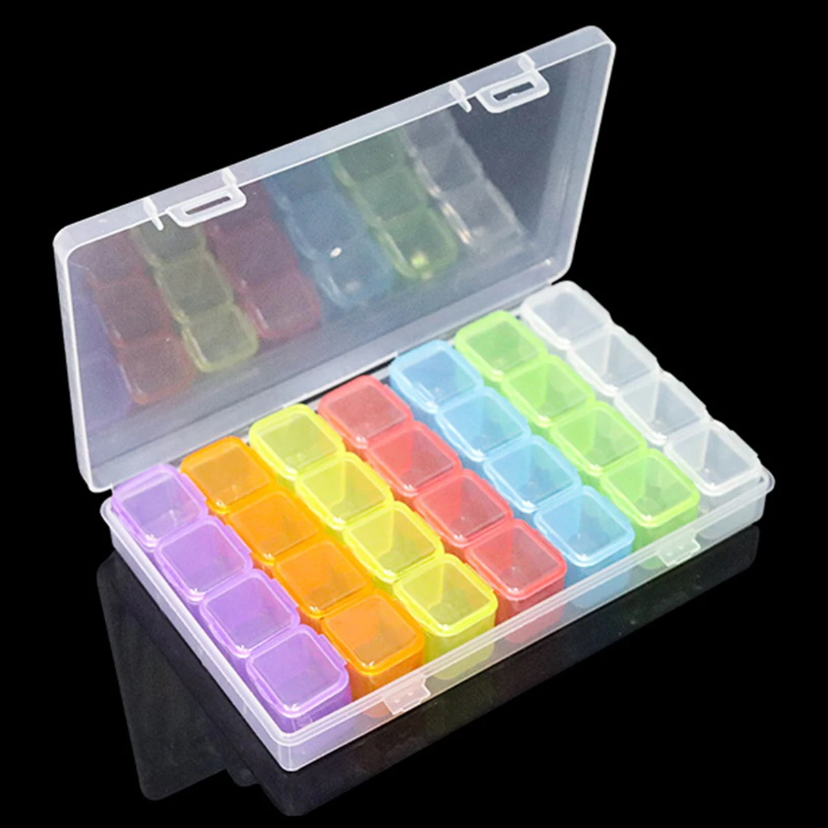 47pcs 5D DIY Diamond Painting Tools Kits Drill Plate Tool Set Mosaic Glue Pen Storage Containers Diamond Embroidery Accessories