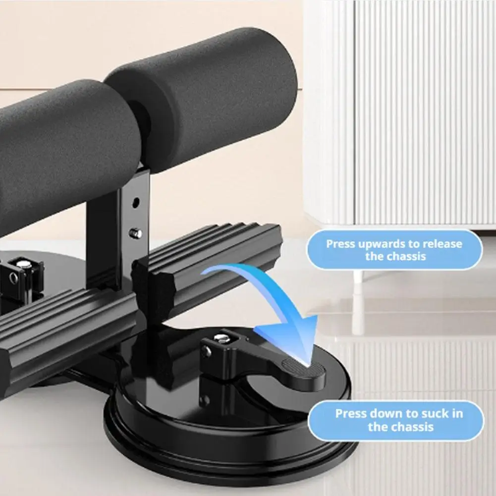 معدات الجلوس في البطن، أكواب شفط لدعم الكاحل، جهاز اللياقة البدنية، أدوات رياضية قابلة للتعديل للتمرين البدني #5