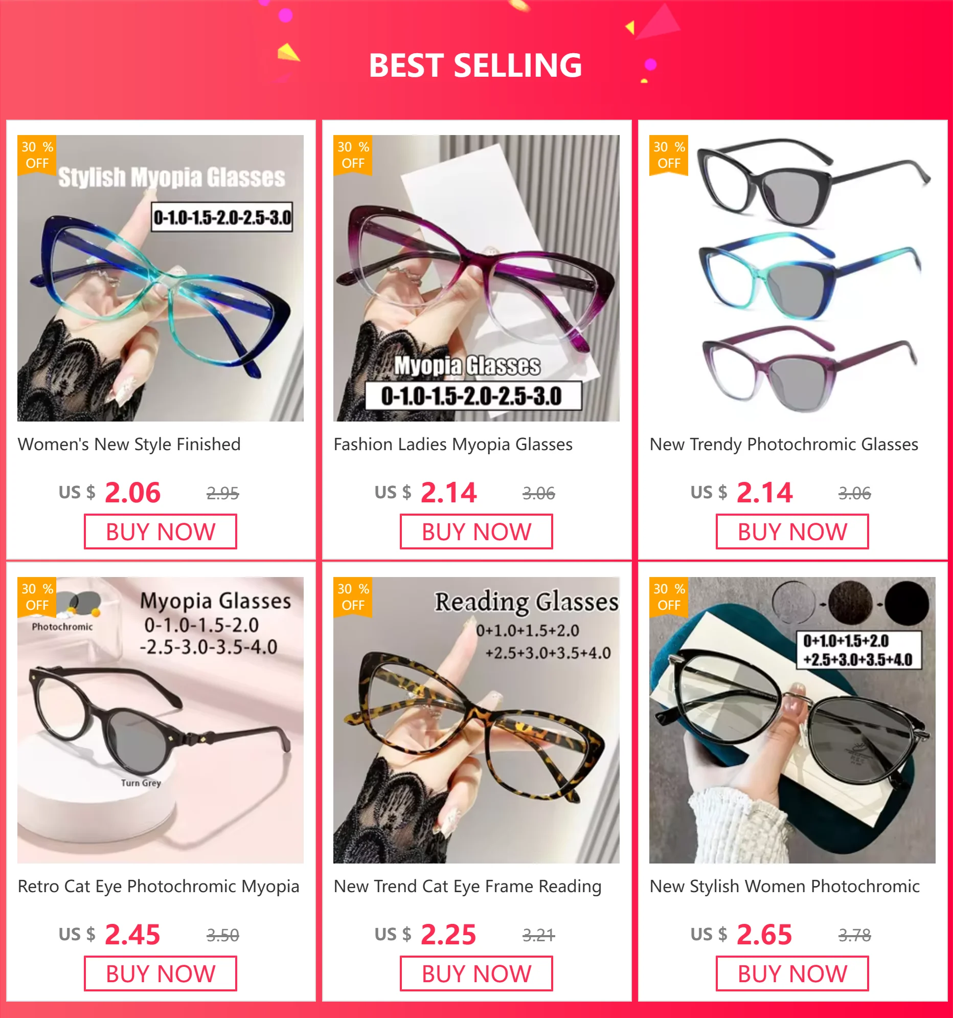 Frauen Outdoor Photochrome Myopie Gläser Unisex Vintage Cat Eye Minus Dioptrien Brillen Outdoor Nahsicht Sonnenbrille für Damen – Detail 1