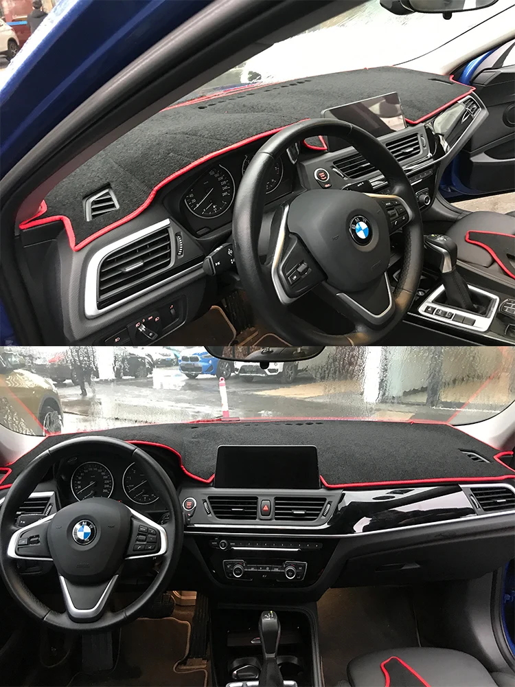 Cubierta de salpicadero para BMW X1, F49, F48, LHD, 2016-2022, 2023, Panel de instrumentos, almohadilla protectora, adornos para salpicadero