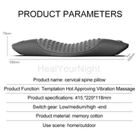 Waist Pillow Bed Sleeping Waist Protection Pad Electric Massage Lying Flat Waist Pain Waist Support Heating Vibrating Sleep Pad 4