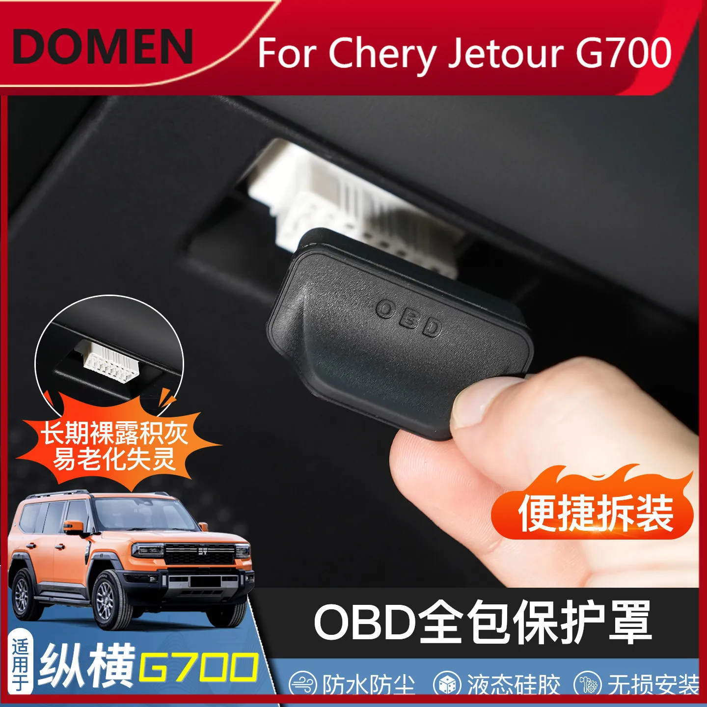 

Защитная крышка для диагностического порта OBD Landwind G700 2021-2025: Улучшение интерьера автомобиля, кастомизация
