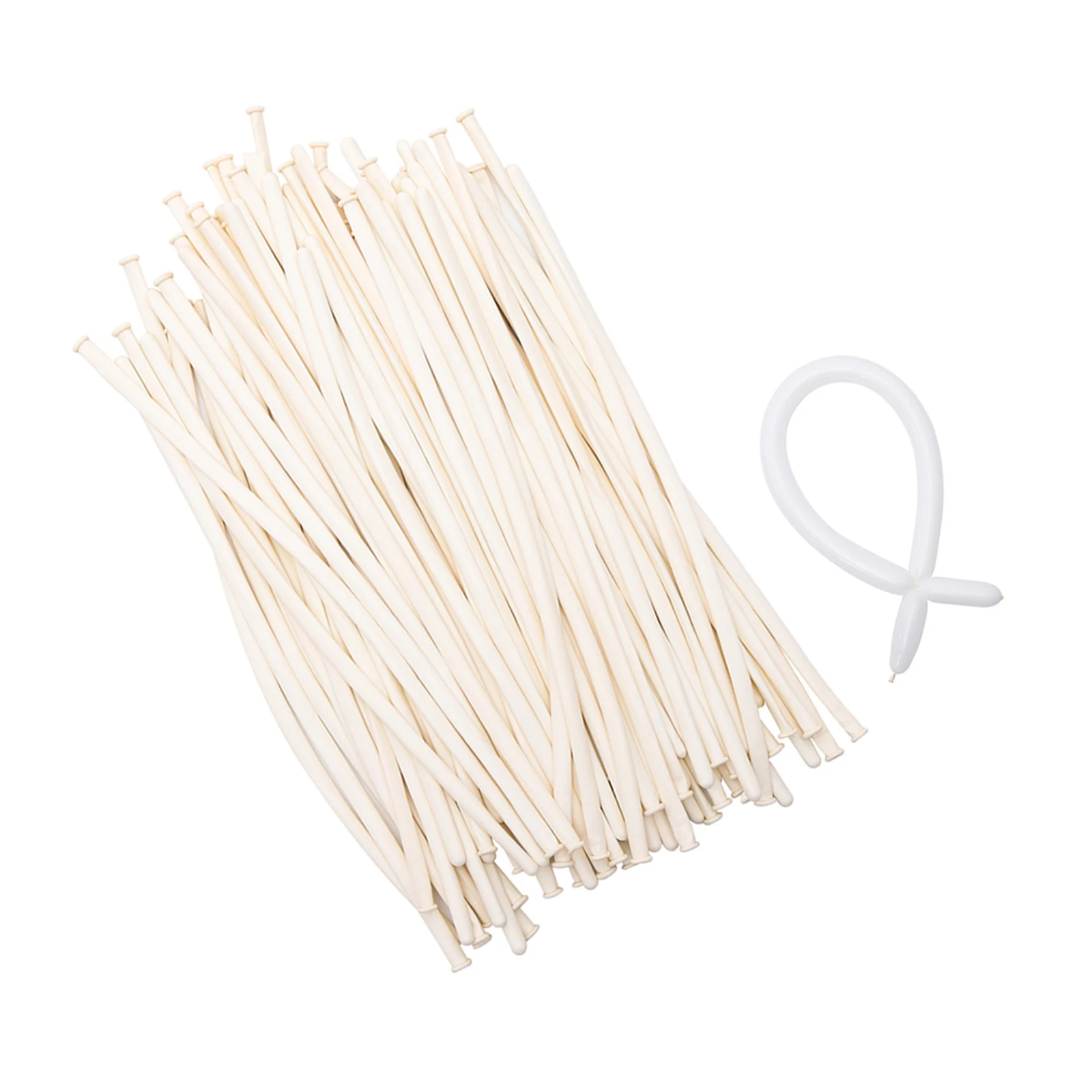 

50Pcs Strip Latex Balloons DIY Twisting Balloons Party Favors Decorative Balloon Art Scene Layout Decor Balloon Modelling