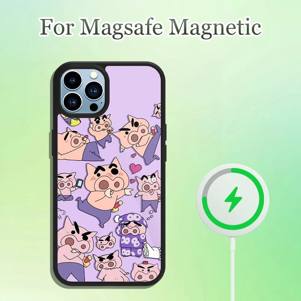 Buriburis Amine Zaemons C-Chan  Phone Case For iPhone 13 12 11 14 15 Pro Max Plus Magsafe Magnetic Wireless Charging