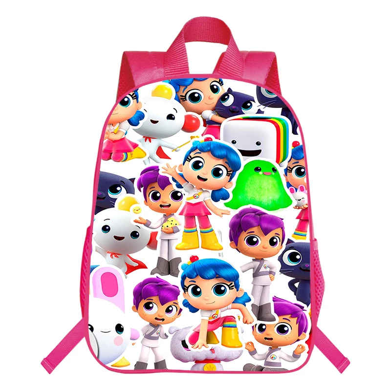 

16 Inch Pink Backpack True and the Rainbow Kingdom School Bag for Girls Waterproof Cartoon Bookbag Children Softback School Bags