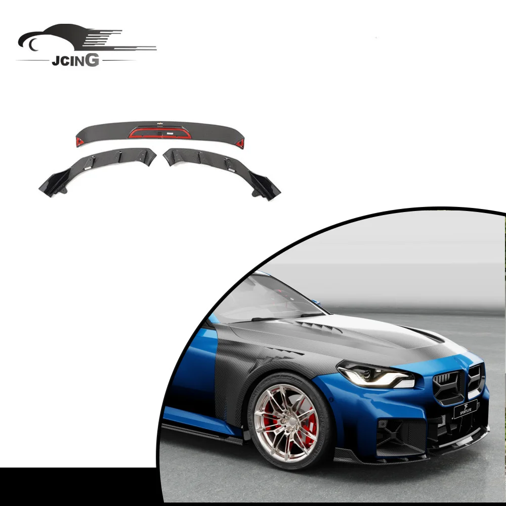 

Top Quality Dry Carbon Front Bumper Lip For BMW 2 Series G87 M2 2023 Front Splitters