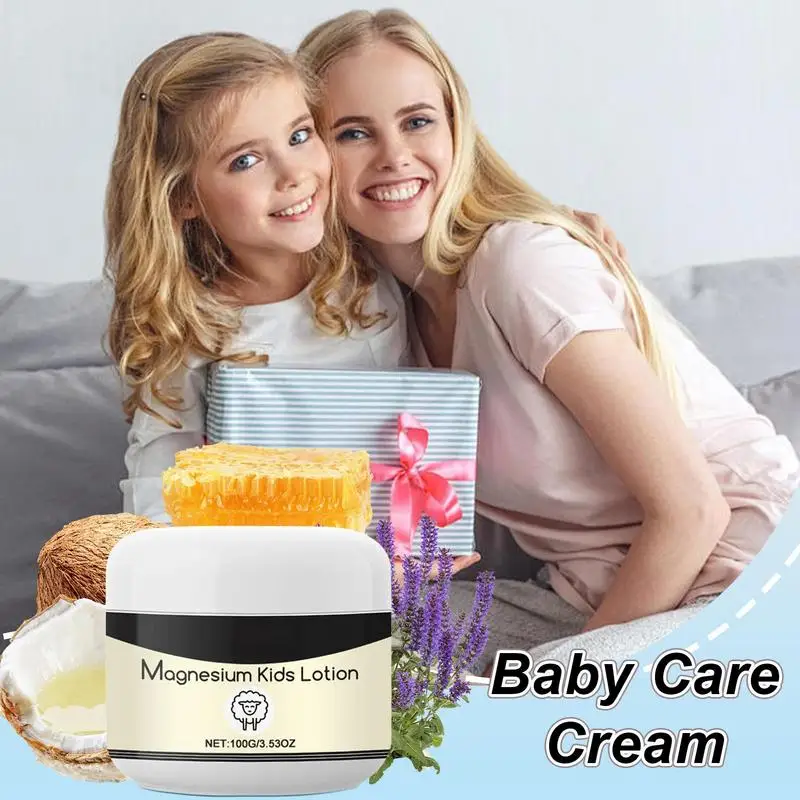 Lozione per il corpo per bambini Lozione lenitiva per il sonno Cura del bambino Crema idratante Crema calmante naturale per bambini e neonati