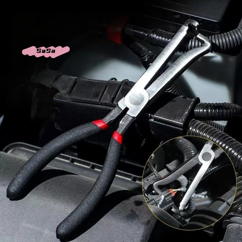 S-1Pc Kraftstoffleitungs-Abisolierzange für Autos, Elektrische Trennzange, Ölleitungs-Trennzange für Motorrad- und Auto-Reparaturwerkzeuge
