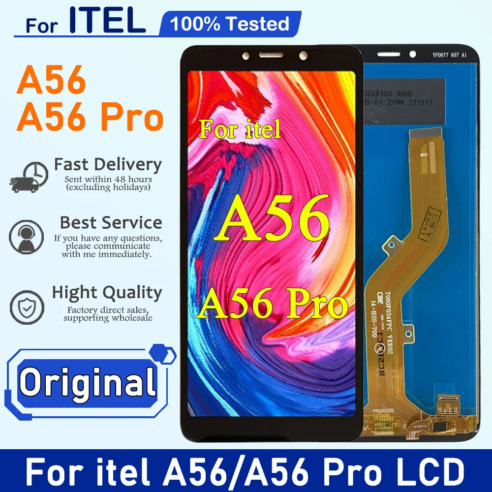 استبدال شاشة LCD لجهاز Itel A56: تقييم شامل لجودة وموثوقية قطع الغيار من نوع zyhk