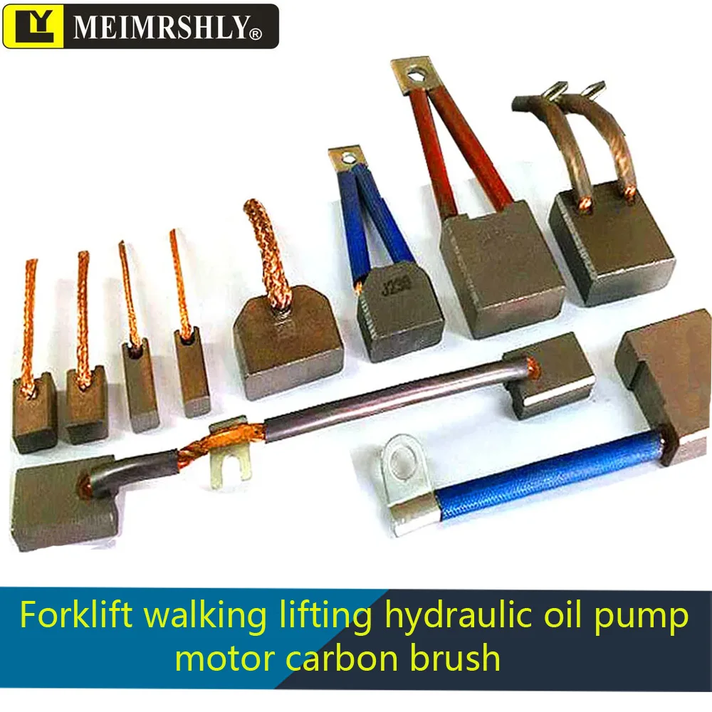 10pcs Pallet truck travel motor brush stacker car drive motor carbon brush 9*20*25 electric forklift accessories
