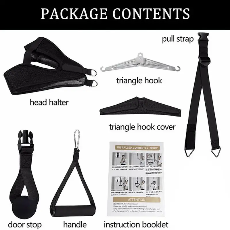 الرقبة نقالة عنق الرحم الجر الرقبة نقالة أرجوحة فوق الباب لتخفيف آلام الرقبة المحمولة الرقبة الرافعة لاسترخاء العمود الفقري #4