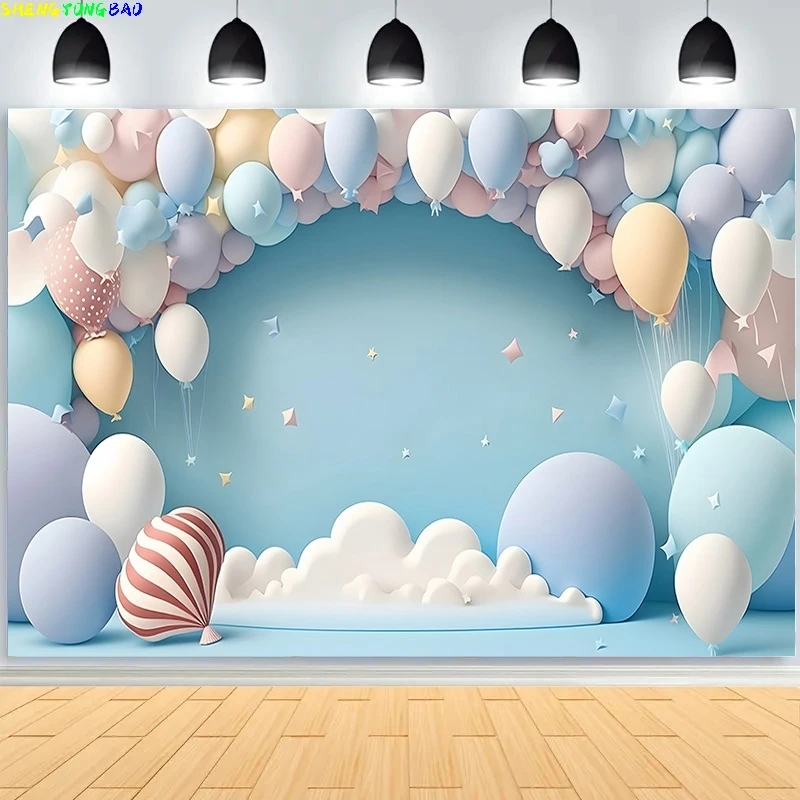 

Beautiful Decorations For Baby Shower Party Photography Backdrops Props Children Birthday Newborn Photo Studio Background BE-16
