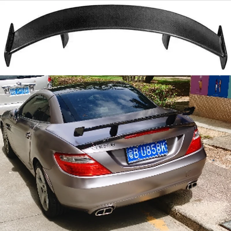 

For Mercedes Benz SLK 200K 250CDL 280 350 100%Real Carbon Fiberhighquality Rear Spoiler Trunk Lid GT Style