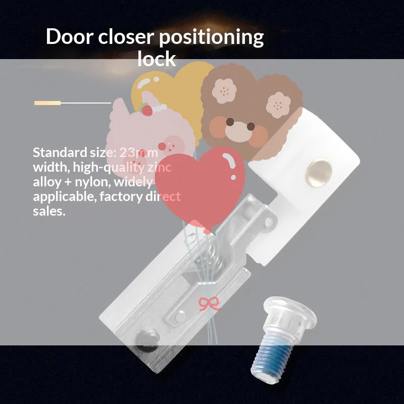 Nylon Hook Concealed Door Closer For Residential And Commercial Use Hidden Door Closer Components