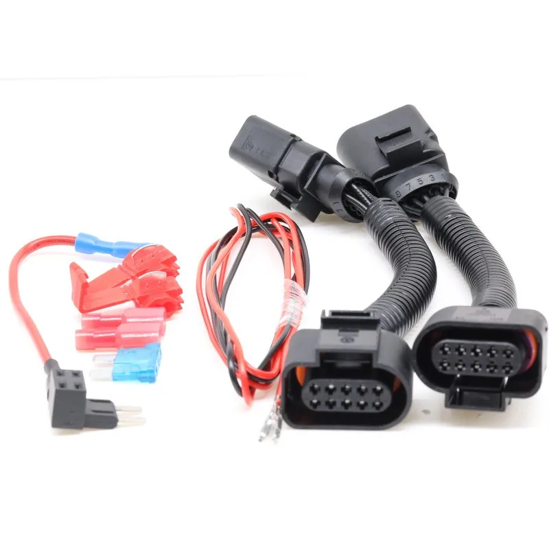 Car Headlight Conversion Socket For VW Transporter T5 TO T5.1 Face Lift Headlight Conversion Adaptor Harness Connector