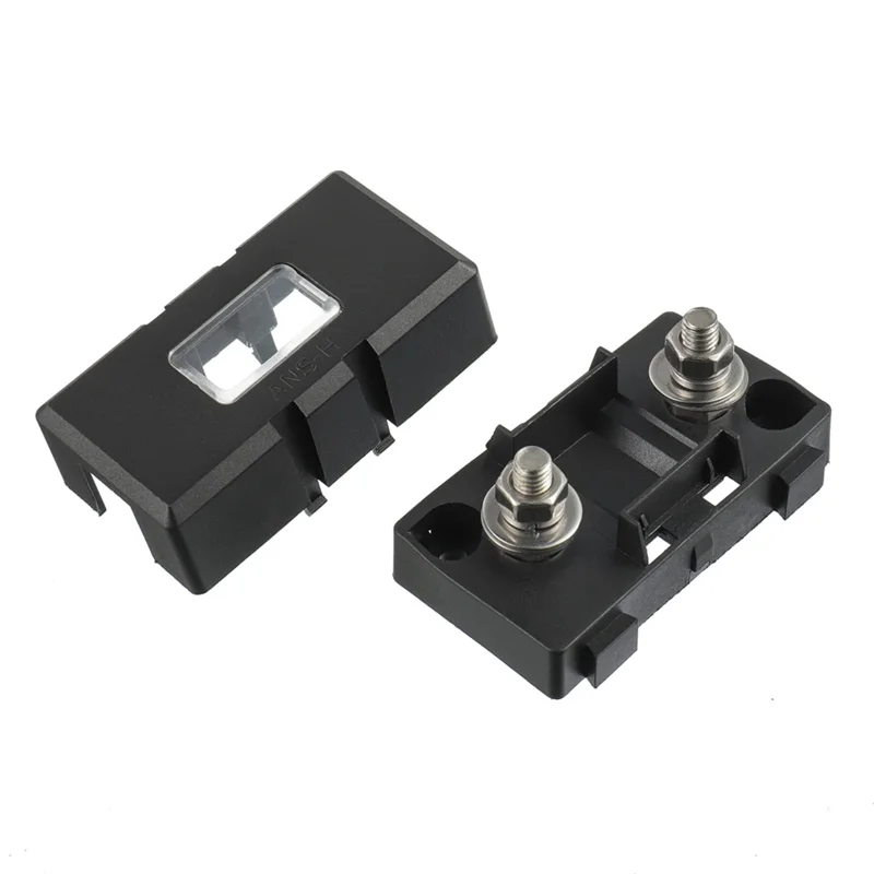 2 X ANS-H Car Fuse Holder and 2 X High Current Bolt on Midi Fuses 100A Amp for Cars, Trucks, Vehicles 100A