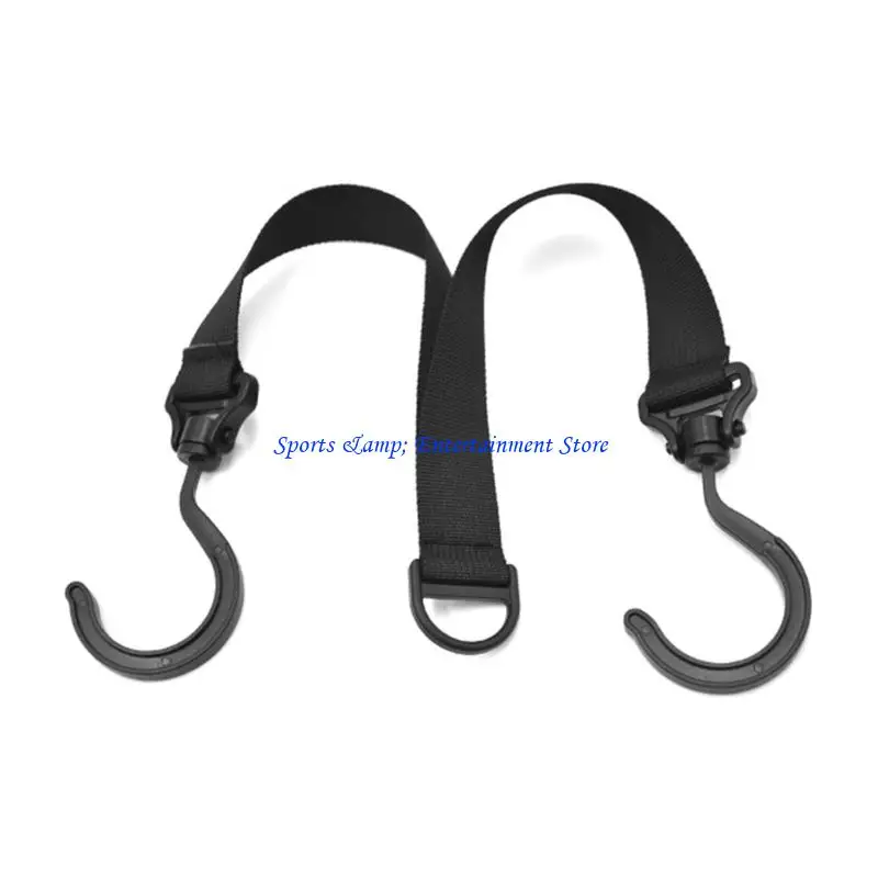 G7NF Skateboard Hanger pared pared Puerta trineo Correa trasera Correa larga Correa colgante Soporte portátil