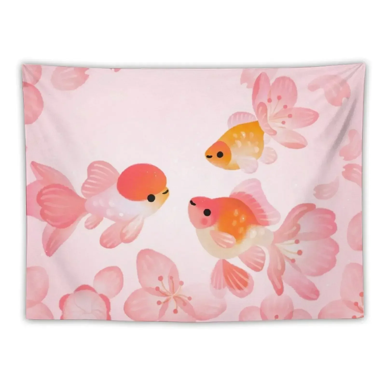 

Cherry blossom goldfish 1 Tapestry House Decorations Room Aesthetic Decor Tapestry