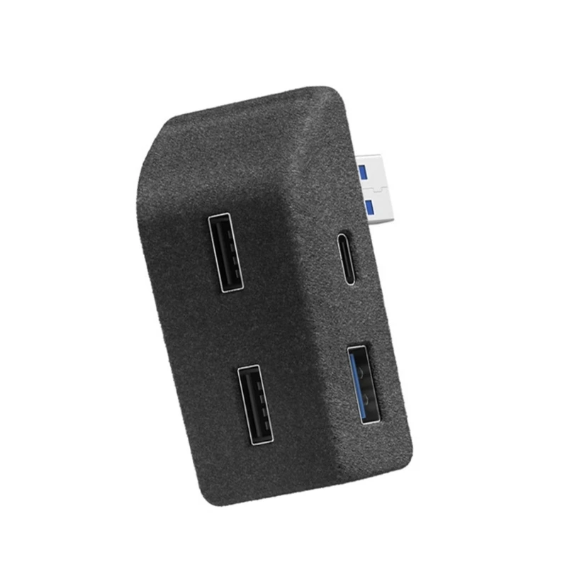Glove Box Docking Station USB HUB Adapter Central Control Splitter Car Accessory