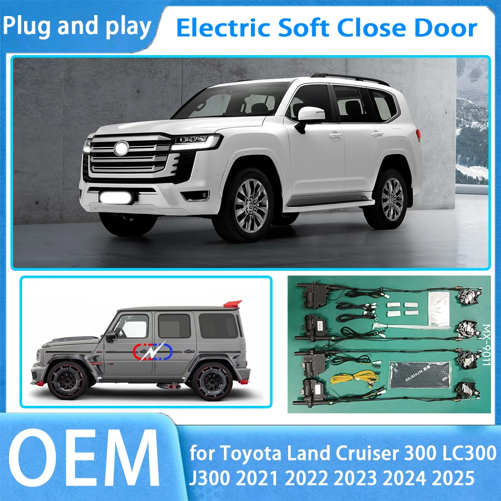 

for Toyota Land Cruiser 300 LC300 J300 OEM Car Soft Close Door System Automatic Electric Auto Pull Power Latch Power Closing