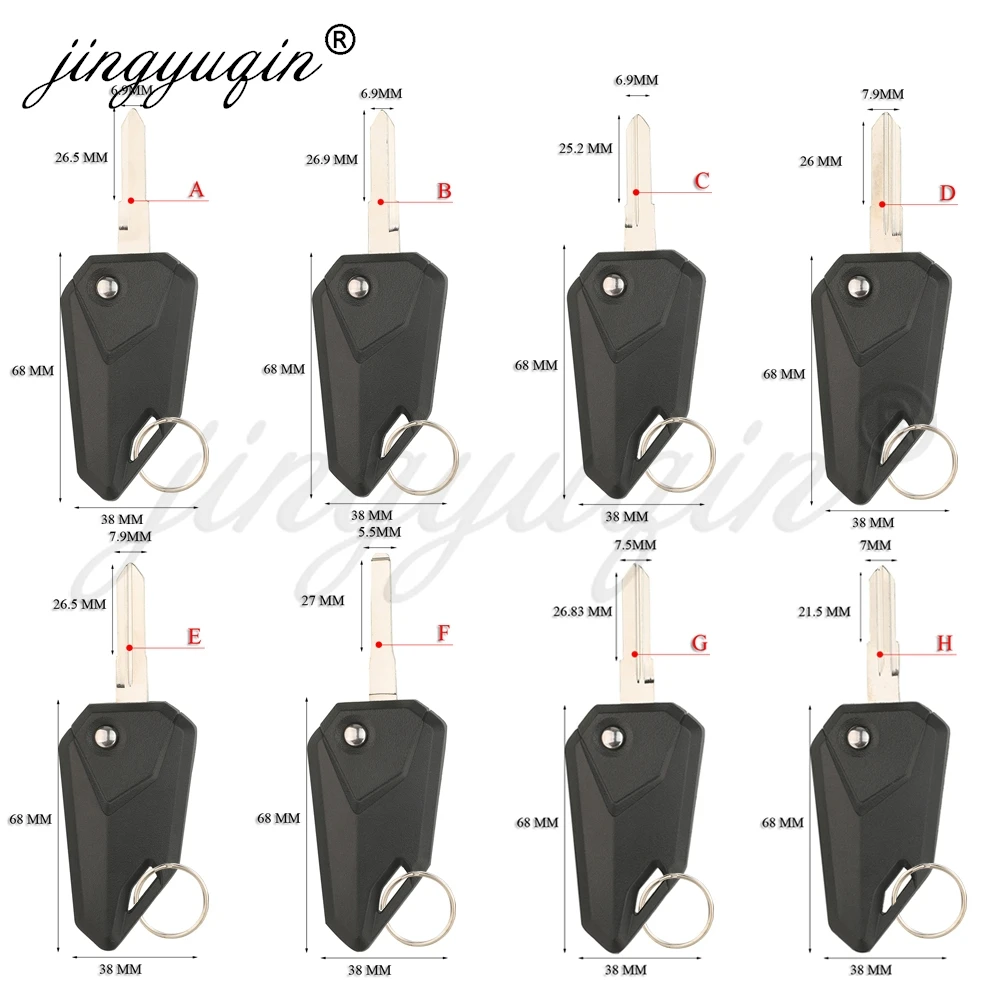 

Folding Motorcycle Key For Honda Chave Canivete Oca Para Moto Kawasaki Yamaha Suzuki Pulsar Hero Uncut Blade Automatic Bouncing