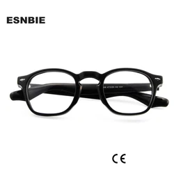 Jm Mage  Designer Tart Optical Frame Round Oval Thick Acetate Eyeglasses Women Men Prescription Spectacle Frames 47 Size