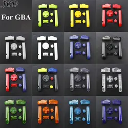 JCD-Botones de encendido y apagado para Gameboy Advance, piezas de repuesto de marco para GBA, 1 Juego, A, B, L, R, d-pad