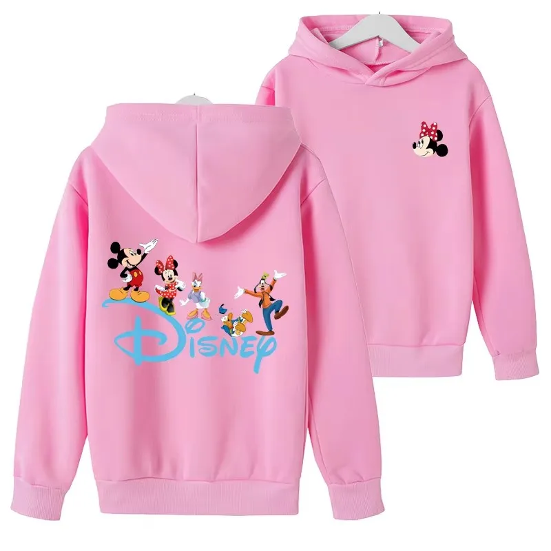 

Kids Spring and Autumn Hoodies Men's and Women's Hoodies 3-12 Years Old Casual Hoodies 2D Printed Mickey's Wonderful House