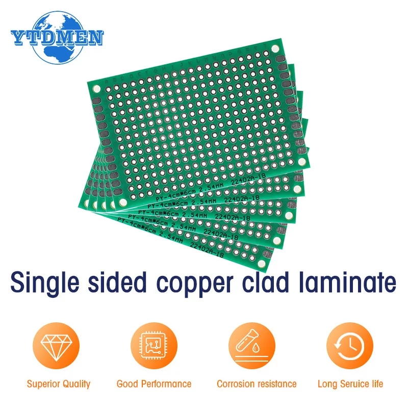1/5/10/20PCS PCB Prototype Board Kit Green Single Side Protoboard 2*8CM 3*7CM 4*6CM 5*7CM 6*8CM 7*9CM Universal Circuit Boards