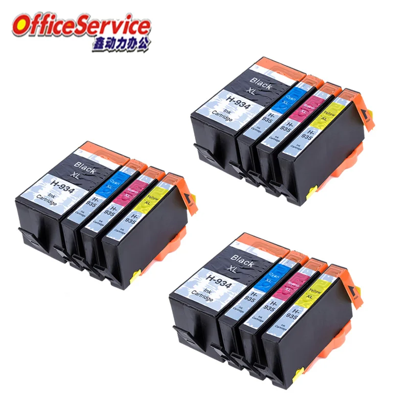 934XL ink Cartridge Compatible For HP 934 HP935 , suit for Officejet Pro 6812 6815 6835 6230 6830 6820  inkjet printer