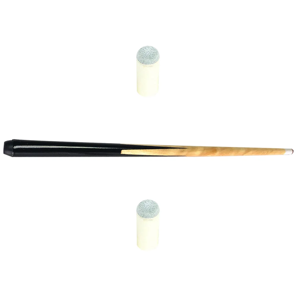 1 Set Wood Pool Cue Beginner Practice Cue Wooden Pool Cue for Tight Space short billiard cues short cue pool cue