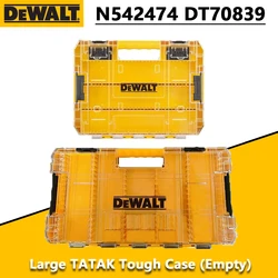 DEWALT N542474 DT70839 Large Tough Case Empty Screwdriver Bit Parts Storage Box Power Tool Accessories