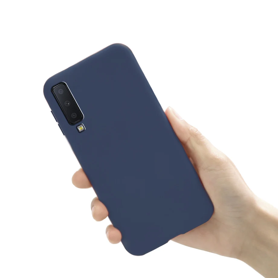 Für Telefon Fall Samsung Galaxy A7 2018 Fall Stoßstange Weiche Matte Silikon Coque Für Zurück Abdeckung Samsung A7 2018 A750 a750F Fall Funda – Detail 11