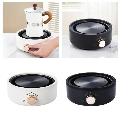 전기 스토브 EU 플러그 조절 가능한 온도 조절 요리 스토브 티 파티를위한 뜨거운 차 버너 야외 티 룸 자동차 티 룸