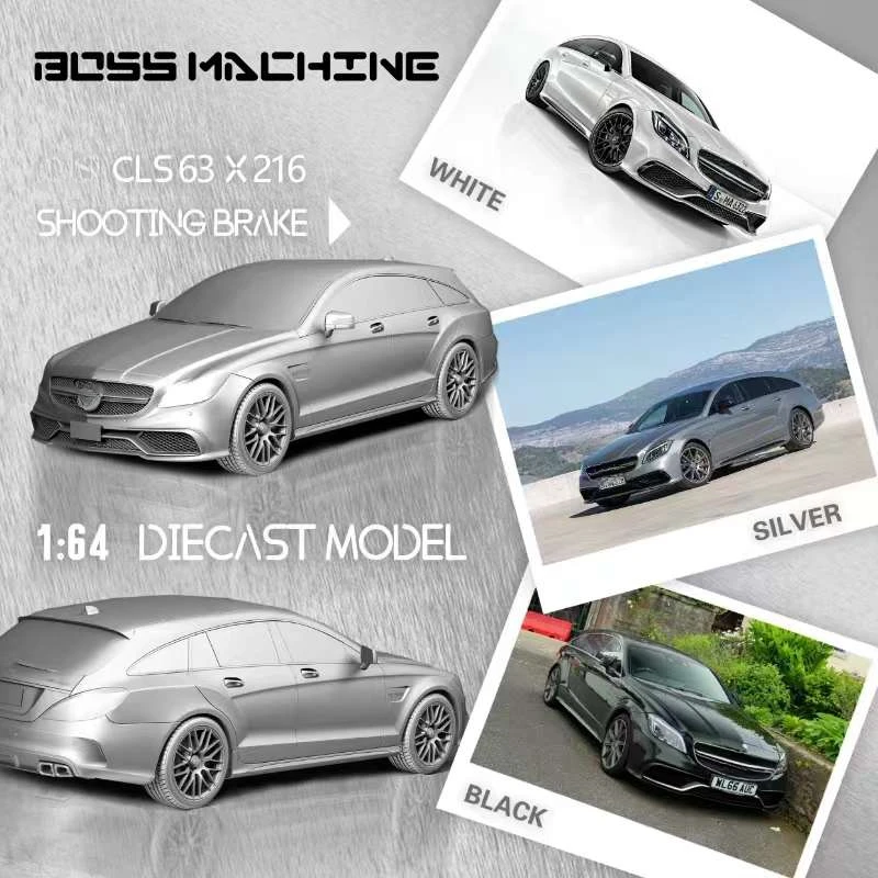 

**Pre-order **Boss Machine BM 1:64 CLS 63 Shooting Break Mk2 X216 Diecast Model Car