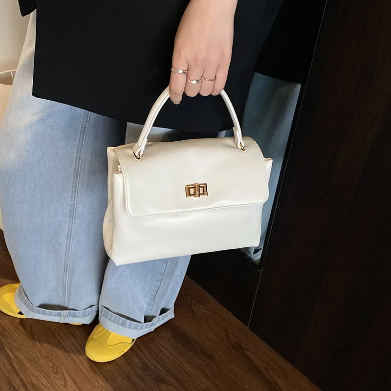 

Стильная рабочая большая сумка 2025 года для женщин, универсальная шикарная кожаная сумка для пригородных поездок, роскошная сумка через плечо и через плечо