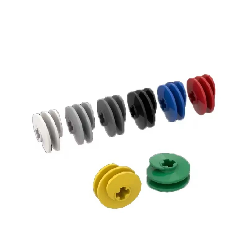 Gobricks Bausteine GDS-1376 Technik, Zahnradschraube, kurzer Schnecke, kompatibel mit Lego 27938 Teilen für Kinder-DIY