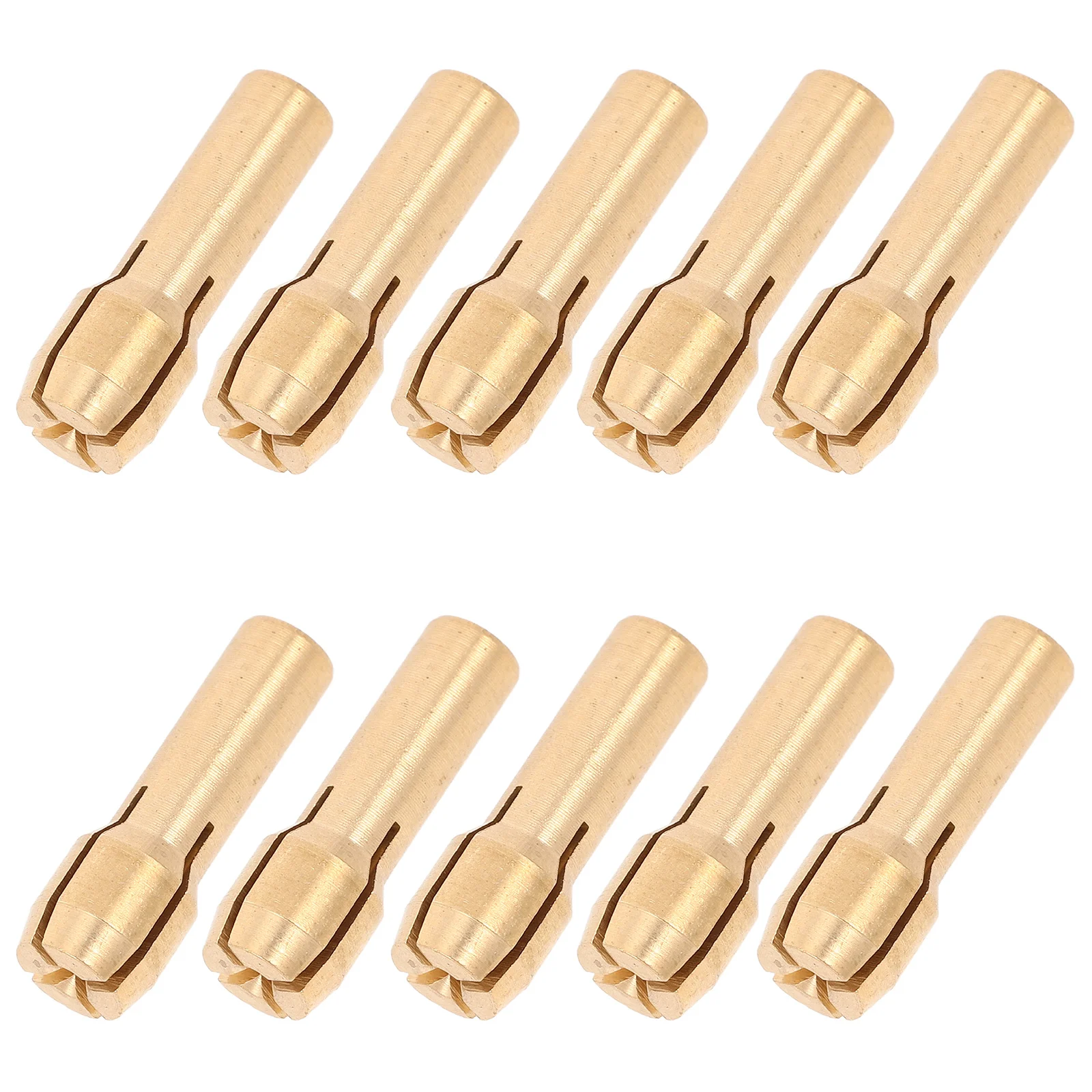 

10pcs Electric Drill Chuck Collet Set Brass Rotary Adapter For Grinding Engraving Sanding Wood Splitting Mini Bit