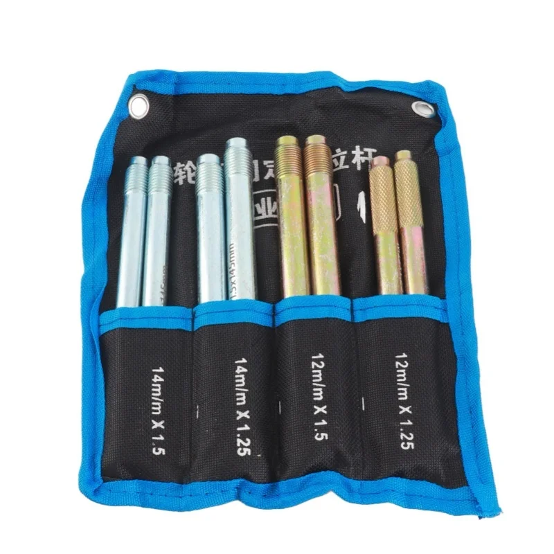 8Pcs Wheel Alignment Pin Metal Wheel Hanger Positioning Guide Balancing Tools For Changing Tires On Cars With Lug Bolts