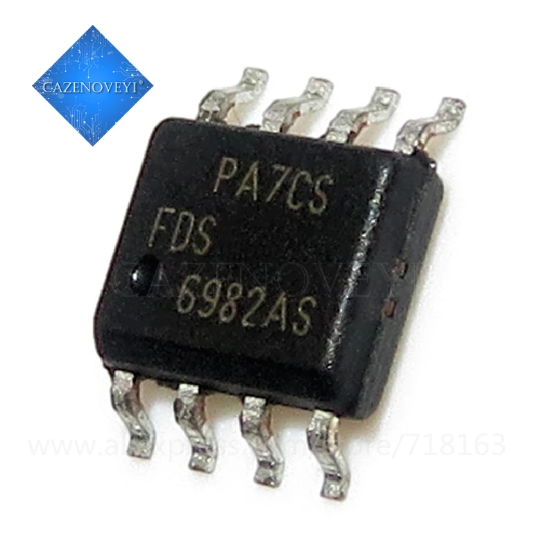 10pcs/lot FDS6982AS FDS6982 6982AS SOP-8 In Stock