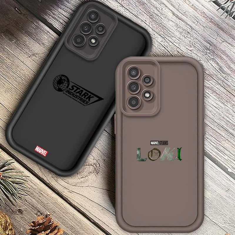 

Marvel Loki Logo Cool Hot Art Phone Case For Samsung A71 A52 A51 A34 A33 A22 A16 A15 A13 A04 A06 Note 20 Ultra 5G Eye Ladder