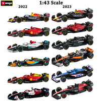 Bburago 1:43 2023 2022 Mercedes AMG W14 Red Bull Ferrari Mclaren ALPINE Alfa Romeo Diecast Car Model Toys Gifts For Adults