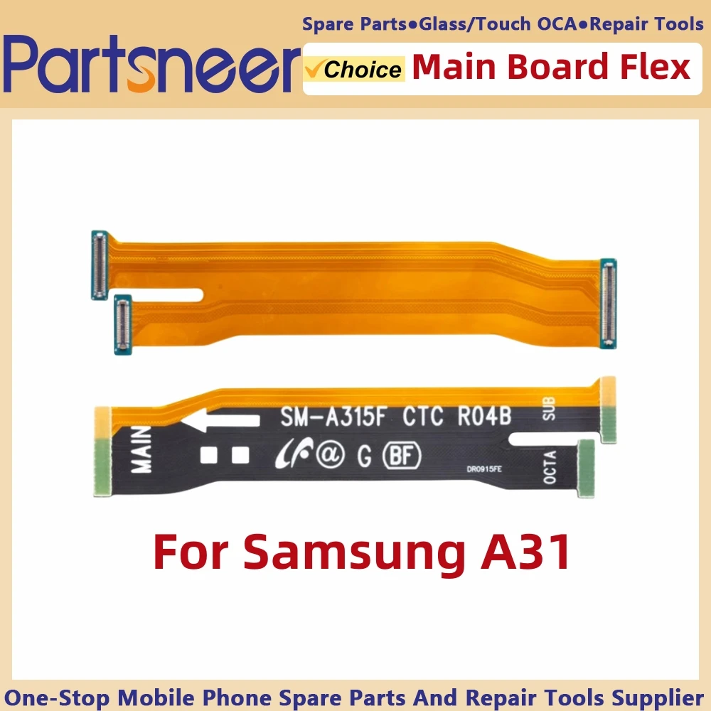 Conector de Conexão da Placa Principal, Substituição do Módulo de Cabo Flex Fita, Compatível com Samsung Galaxy A52, A31, A21, A10S