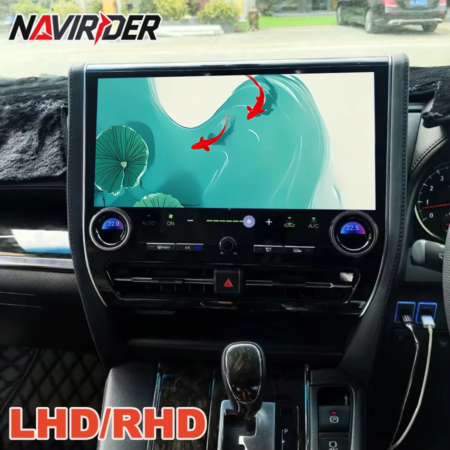 LHD RHD For Toyota Alphard 40 Series All Year 14.6inch Carplay Car Radio Android Auto GPS Navi BT DSP WIFI 4G Multimedia Player