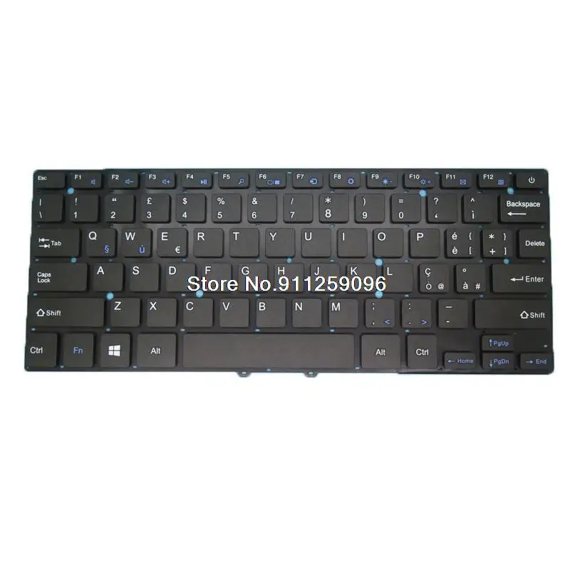 

Laptop Keyboard For Hyundai HU4P401 HN4P402 Italy IT Black New