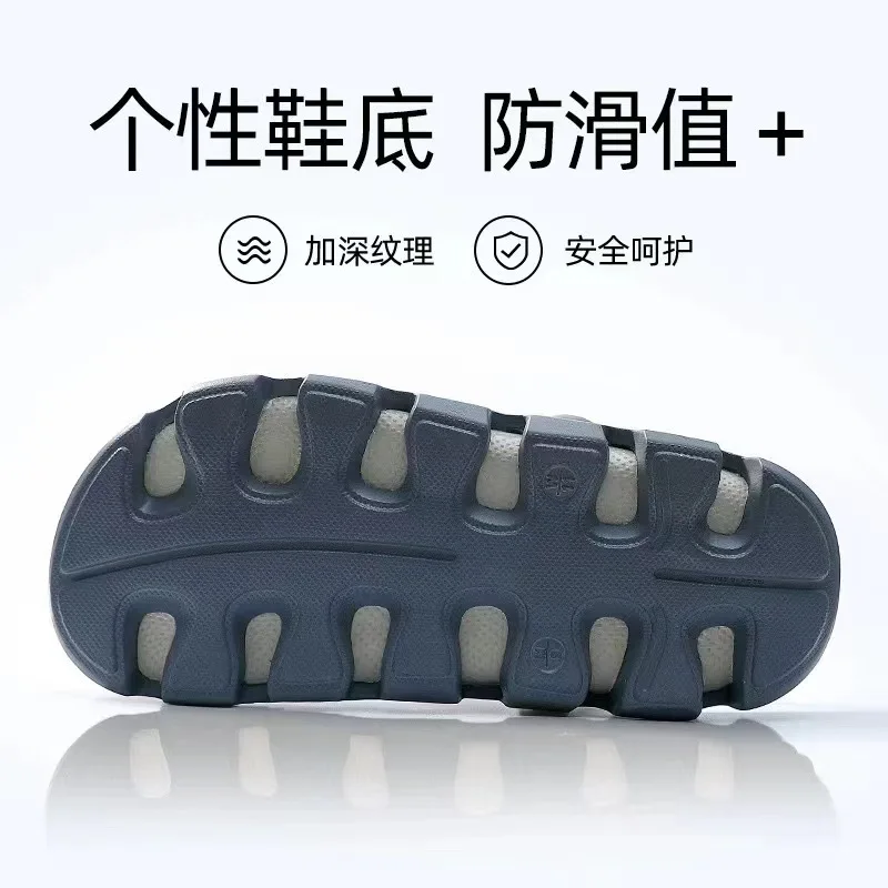 Xiaomi Men Flip Flops Shoes Man Outside Beach Slippers EVA Light Soft Slippers Footwear Male Sandals Flat Shoes Youpin Summer