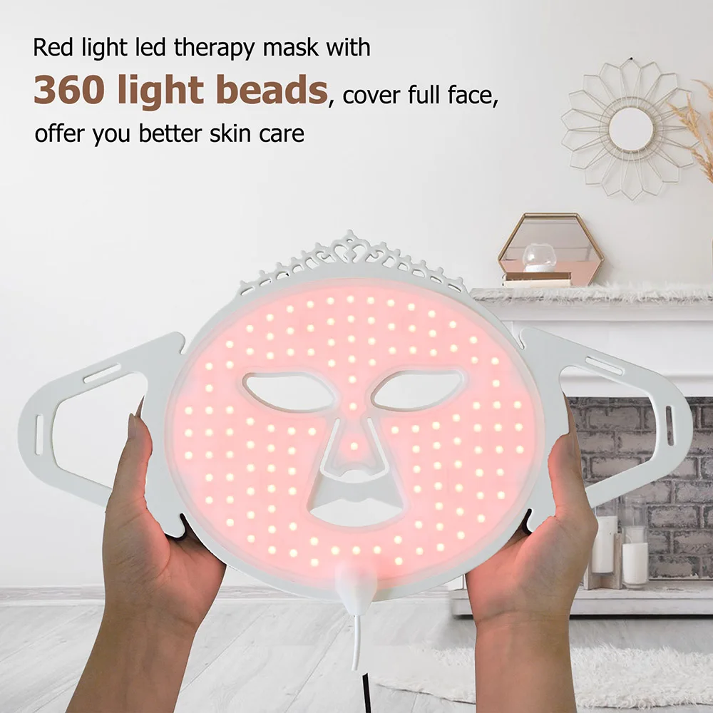 Skin Care Devices Professional Aesthetic Led Mask Photon Light Therapy 7 Colors  for Anti-Acne Wrinkle Removal Rejuvenation