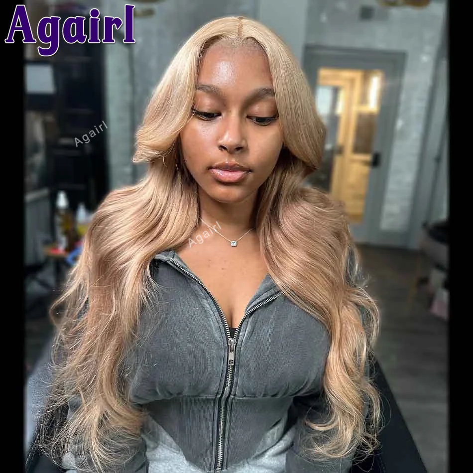 34 36 Inch Honey Blonde 13X6 Lace Front Human Hair Wigs 200% Brazilian Remy Hair 13x4 Body Wave Lace Frontal Wig For Black Women